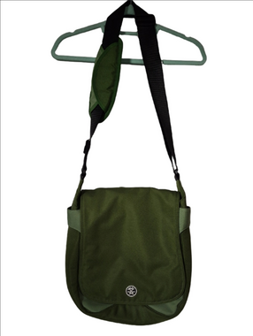 Crumpler The Luncheon Olive Green Canvas Messenger Computer Laptop Bag